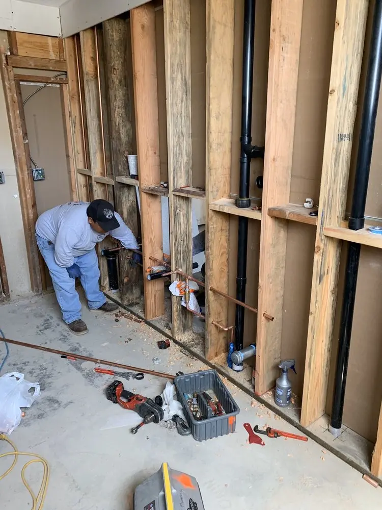 Commercial rough-in plumbing for Gas Line Repair in Woodmere